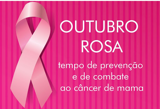 Outubro Rosa:  Juntos pela prevenção do câncer de mama.