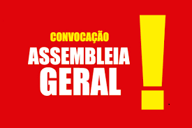 ASSEMBLEIA GERAL ORDINÁRIA: a assembleia ocorrerá dia 15 .....