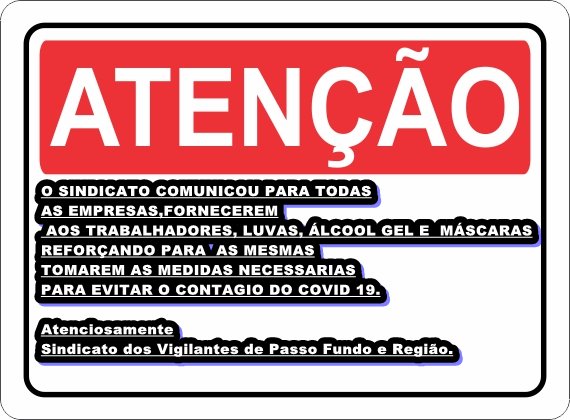 ATENÇÃO VIGILANTES DE PASSO FUNDO E REGIÃO