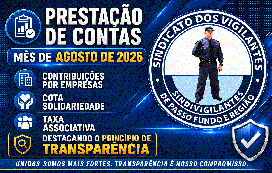 Prestação de Contas AGOSTO 2026
